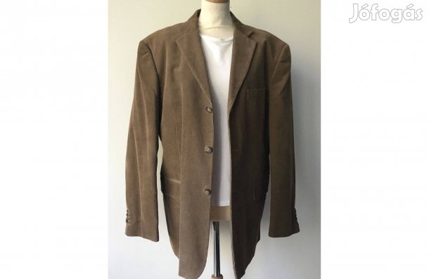 Barna, kord férfi zakó (Angelo Litrico) . 50 -es