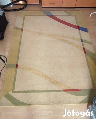 Barna drapp zöld szőnyeg Frissen tisztítva- 170x230