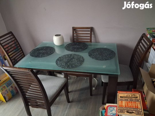 Barna étkezőgarnitúra