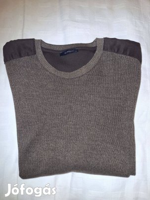 Barna férfi pulóver XL