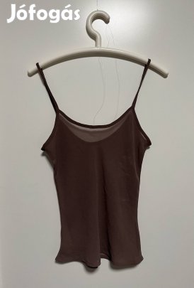 Barna hálós felső