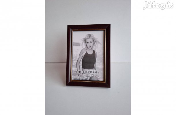 Barna képkeret álló és fekvő 17*12 cm