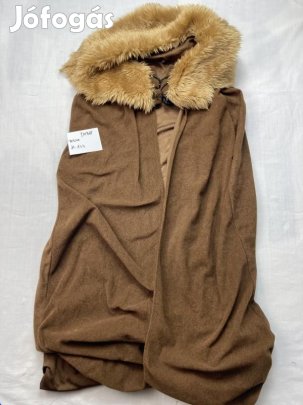 Barna köpeny, barna palást, felnőtt jelmez DV488