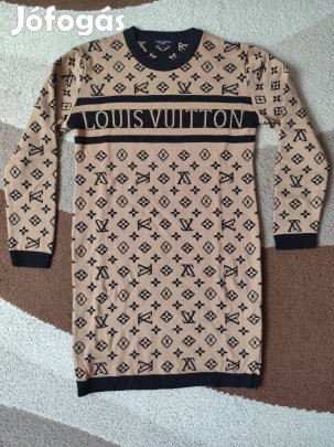 Barna kötött hosszított felső 