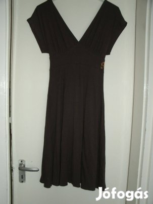 Barna megkötős ruha 34-es Mell.:100, derék:70, hossza:97 cm