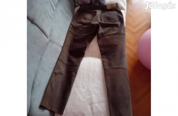 Barna motoros bőrnadrág 52-es, Hein Gericke