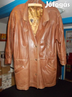 Barna női bőrkabát/D
