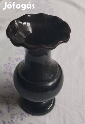 Barna porcelan vaza
