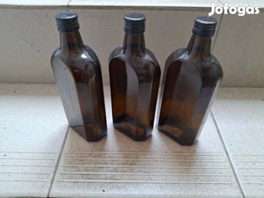 Barna üveg, 0,5 l, 3 darab