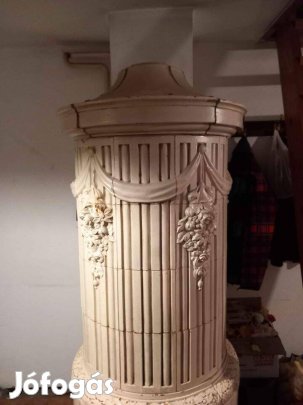 Barokk - Kora Biedermeier kerek cserépkályha 1780-körüli
