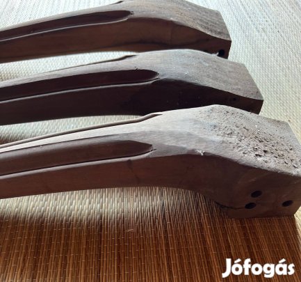 Barokk asztalláb (5.) 52 cm pácolt