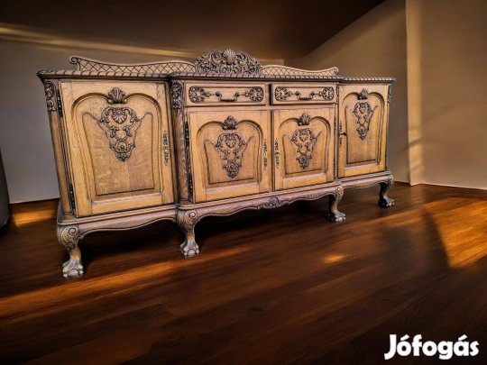 Barokk chippendale stílusú tálaló,komód