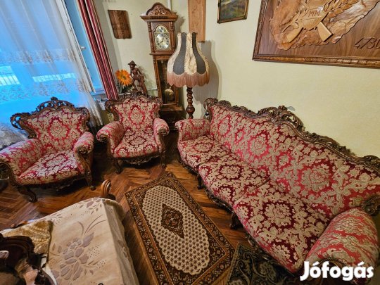 Barokk faragott ülőgarnitúra