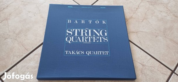 Bartók Takács Quartet 3lp bakelit hanglemez box