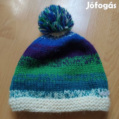 Barts színes bojtos női kötött sapka