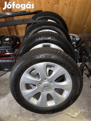 Barum téli gumi 225/55R17 ET43 5x115 70,3mm 7x17 Opel alu felni szett