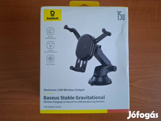 Baseus Stable Gravitational Vezeték nélküli, gravitációs, autós telefo