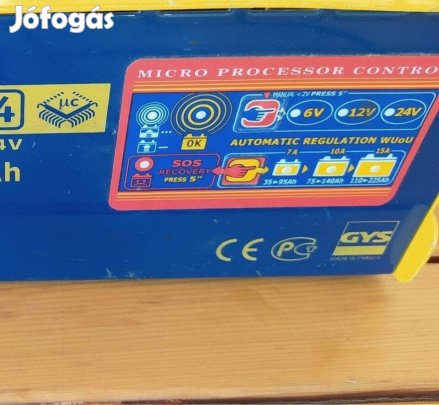 Batium 15/24 akkutöltő akkumulátor töltő hibás javításra alkatresznek