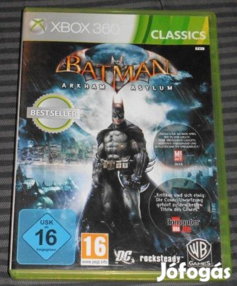 Batman 1. - Arkham Asylum Gyári Xbox 360 Játék akár féláron