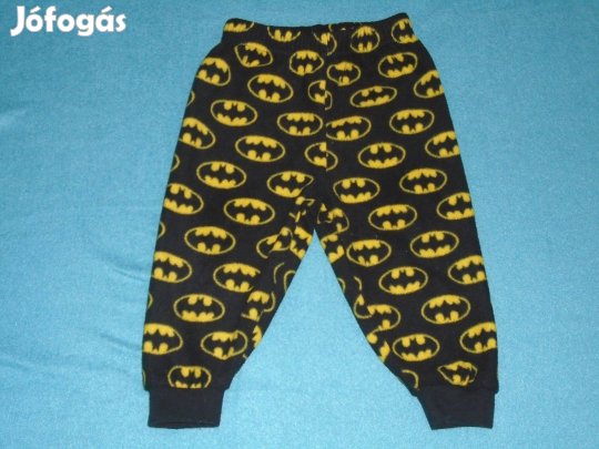 Batman mintás jogger nadrág 9-12 hó (méret 80) polár