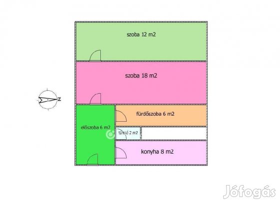 Bátonyterenyei eladó 52 nm-es lakás