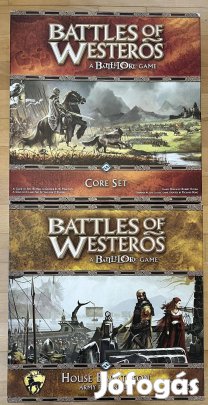 Battles of Westeros + House Baratheon Army Expansion 2 db társasjáték