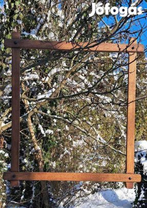 Bauhaus stílusú tömörfa képkeret letisztult modernista forma