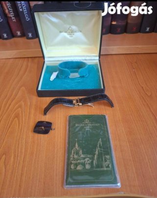 Baume& Mercier Classic Men óraszerkezet+doboz,eredetei papírjaival,és