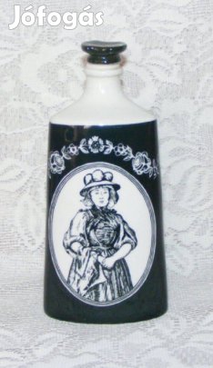 Bavaria butella, porcelán üveg