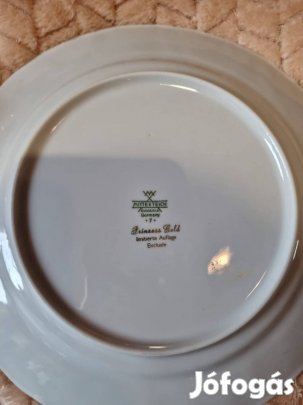 Bavaria porcelán étkészlet 24 karátos arannyal szegélyezve 
