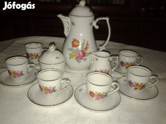 Bavaria porcelán kávéskészlet