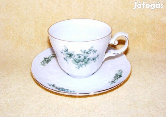 Bavaria virágos csésze alátéttel