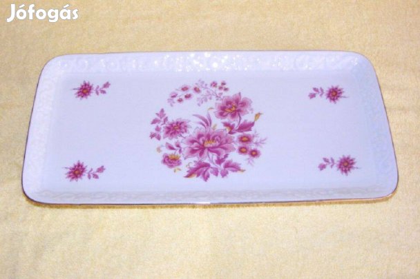 Bavaria virágos porcelán kínáló tál