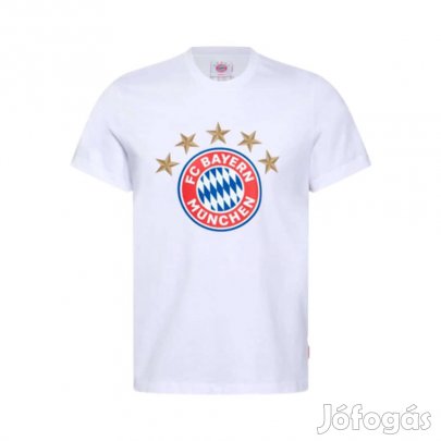 Bayern München póló 5 csillag gyerek fehér