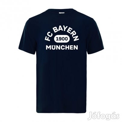 Bayern München póló retro felnőtt sötétkék 1900