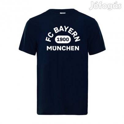 Bayern München póló retro felnőtt sötétkék 1900