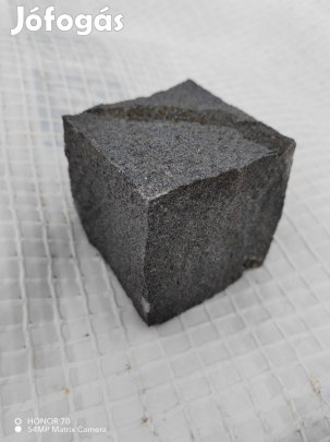 Bazalt kő kockakő, macskakő 5-7 cm szakembereknek 10-20%!