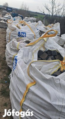 Bazalt kő kockakő, macskakő 8-10 cm Hatalmas kedvezmények!