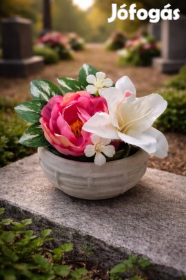 Bazsarózsa sírdísz
