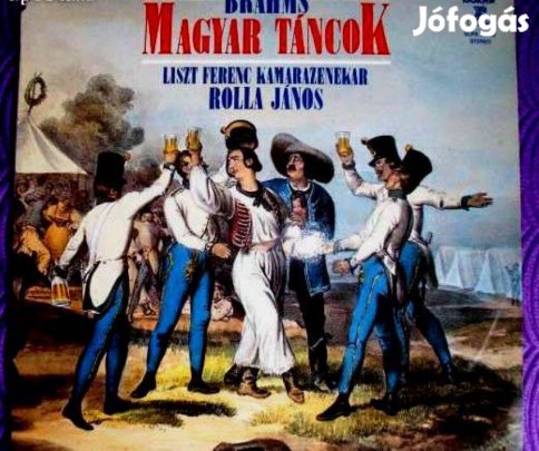 Bbbakelit lemez: Brahms Magyar táncok-lásd a tartalomjegyzéket is