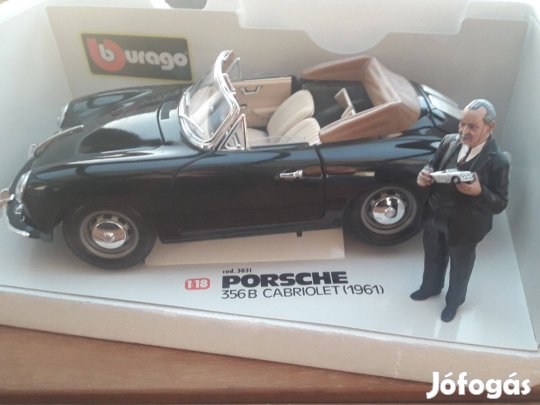 Bburago Burago Porsche 356B Cabriolet (1961) 1:18 modell