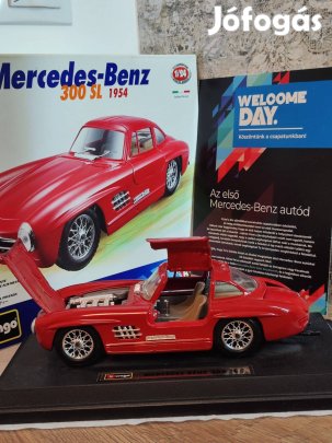 Bburago Mercedes-Benz 300 SL (1954) 1/24 fémmodell Javításra szoru