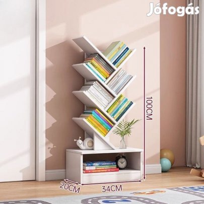 BeComfort KH02-1 Könyvespolc 34x20x100 cm