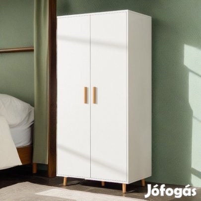 BeComfort kétajtós gardróbszekrény ruhásszekrény akasztós 80x45x182 c