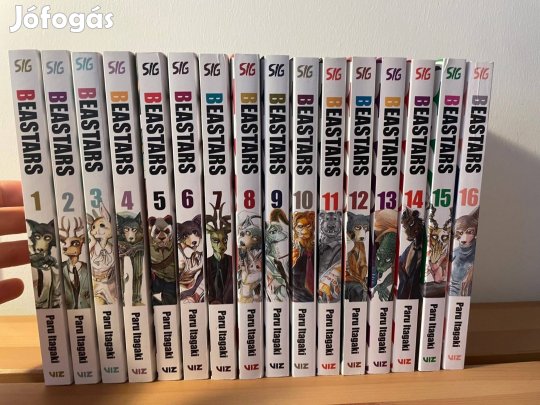 Beastars 1-16 manga sorozat újszerű állapotban