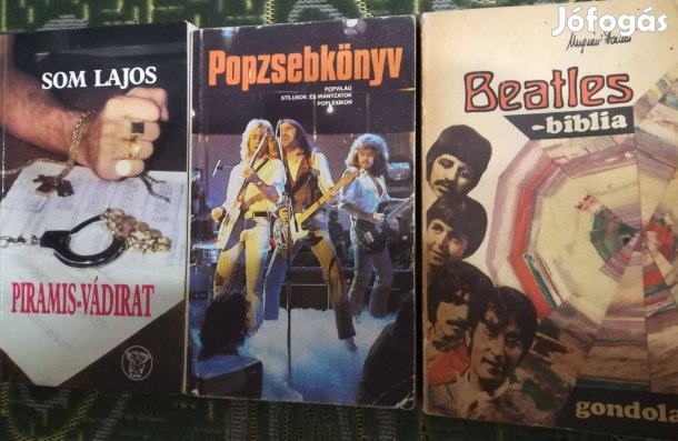 Beatles biblia, Piramis vádírat, Popzsebkönyv, csomagban