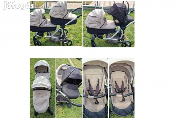 Bebetto 42 ,3in1 Ikerbabakocsi