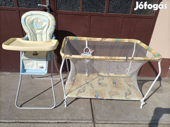 Bébi etetöszék és járóka!