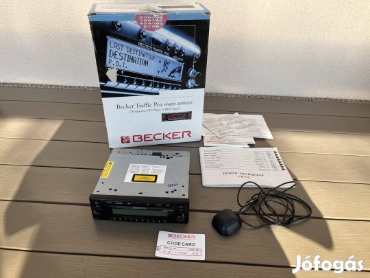 Becker DTM auto radio magno fejegyseg