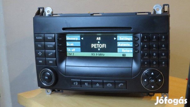 Becker Mercedes APS 50 gyári cd rádió fejegység